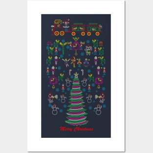 Philadelphia Department Store Christmas Lightshow Posters and Art